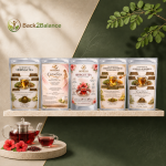 5 Tea combo with large tea pot